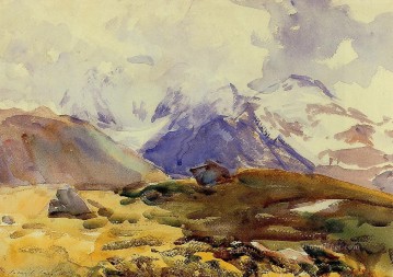 landscape Painting - The Simplon landscape John Singer Sargent